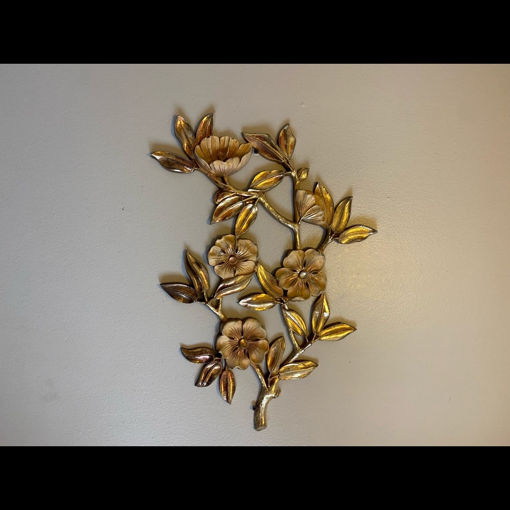 Vintage Gold and Rose Gold Wall Decor